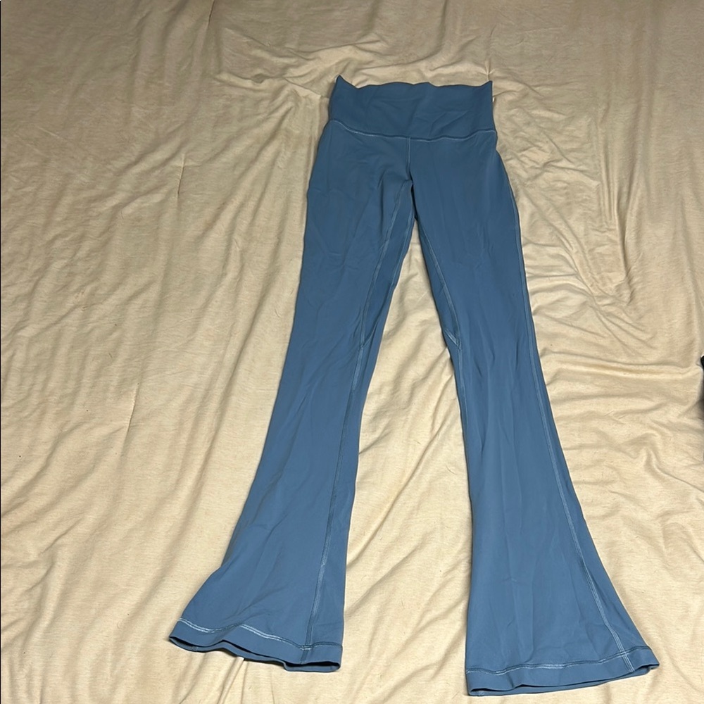 Lululemon Blue Flared Yoga Pants